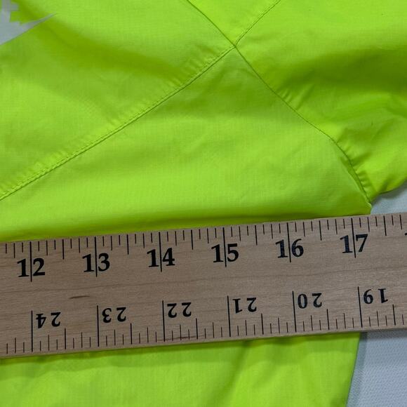 Nike Women's XS Neon Green Full Zip Windbreaker Retro 90s Style Jacket - Picture 10 of 10